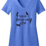 Life is Better with a Cat T-Shirt ~ Black Cat Version